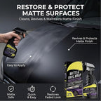 Matte Vinyl Wrap Protection Spray - Matte & Vinyl Wrap Protection Spray,Matte Finish Detailer for Cars, Cleaning and Maintenance, Coating Care