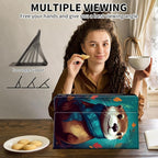 for Kindle Paperwhite Case,6.8" Kindle Paperwhite 11th Generation Case and Kindle Paperwhite Signature Edition,Leather Slim Adjustable Stand Cover with Auto Wake/Sleep,Cute Otter Green