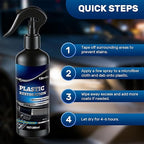 Multi-Functional Car Cleaner and protectant - Polishing Cleaner - Car Interior Cleaner & Polish, Vehicle Interior Detailer Spray, Deep Cleaning Car Polish Spray for Plastic/Leather