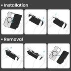 pitaka for iPhone 16 Pro Max Case 6.9 Inch, Compatible with MagSafe, Thin & Light Case iPhone 16 Pro Max with a Caseless Feel, 600D Aramid Fiber Woven [Ultra Slim-Black/Grey (Twill)]