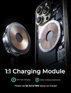 LISEN for Magsafe Car Mount Charger Dashboard, [360° Rotation] Ultra Magnetic Car Phone Charger Mag Safe Car Mount Charger, Foldable Wireless Car Charger for iPhone 16 15 14 13 12 Pro Max Plus