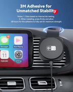 Spedal Qi2 15W Magnetic Car Charger Mount, for MagSafe-Compatible Car Phone Holder with Strong Magnet, 360° Adjustable Wireless Charging Mount for iPhone 16/15/14/13/12