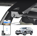4K Front & 2K Rear 2 Channel HDR Dash Cam, Dual STARVIS 2 IMX678 IMX675, Custom Fit for Toyota Highlander & Hybrid Gen4 UX70 2020-2026 (Model A), XLE XSE Limited etc, 5GHz WiFi, GPS, 128GB Card