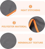 ULTECHNOVO Car Microfiber Towel Orange, Multifunctional Cleaning Cloth for Car Glass and Interior, Highly Absorbent, Streak-Free Wiping, Sturdy Automotive Cleaning Supplies