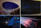 AZIMOM PMMA Plastic End Glow Fiber Optic Cable 0.75mm(0.03in) 100m(328ft)/Roll for Star Sky Ceiling All Kind Led Light Engine Driver Source