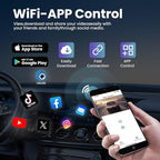 Dashcam Front and Rear Camera,TVFEA Dash cam 4K,Dual Dash Camera for Cars with Wi-Fi,3.18" LCD Screen,64GB Card,APP Control,Night Vision,WDR,Metal Shell,24H Parking Mode,G-Sensor,Loop Record