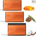 Car Air Freshener - Wood Air Freshener - Car Odor Eliminator - Long Lasting Scent - Auto Accessories -VISOR CLIP INCLUDED (Cabana-Amber-Pine)