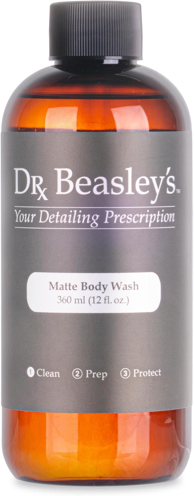 Dr. Beasley's MP10D12 Matte Body Wash-12 oz., Premium Matte Car Wash Soap, pH Balanced, Readily Biodegradable
