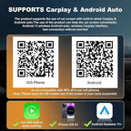 2026 Upgraded 4-in-1 Wireless CarPlay Adapter, Convert Wired to Wireless CarPlay & Android Auto, Support AirPlay & Screen Mirroring, Zero Latency Plug & Play, USB/Type-C for iPhone iOS & Android