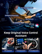 Wireless CarPlay & Android Auto Adapter – Fast & Stable Wireless Upgrade, Converts Wired CarPlay to Wireless, Plug & Play, No Delay, Compatible with iPhone 6+ & 800+ Cars (2016 & Newer)