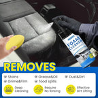 Multipurpose Car Interior Foam Cleaner for Seats, Carpets & Dashboard – Deep Cleaning Formula for Fabric, Leather, Plastic Surfaces | Car Detailing Kit & Upholstery Cleaner (5.1Oz/150ML)