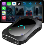 Magic AI Box, Wireless CarPlay/Android Auto Adapter, Car Video Box Supports for Netflix/YouTube/TikTok/TF Card, DriveChat AI Smart Box with GPS/Dual Bluetooth