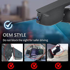 Mangoal 4K Dash Cam Custom Fit for Dodge Charger 2015 2016 2017 2018 2019 2020 2021 2022 2023(Model A),GT R/T SRT Hellcat Widebody SXT Scat Pack,Integrated OEM Look,UHD 2160P,WiFi & App,64GB Card