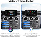 Decoder Adapter for Mercedes Benz A/B/C/E/GLA/GLS/GLS/CLA/CLS/GLA/GLK/ML with NTG System, Supports Wireless CarPlay Android Auto/Mirror Link/Camera/USB Drive (for Made Year 2010-2014)
