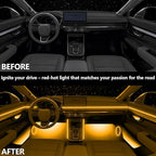 Acrylic Car Ambient Lighting Kit, for Toyota Tundra2022,2023,2024,2025,2026 Models, 20 in One LED Interior Car Lights, Synchronized with Music, Controlled By APP