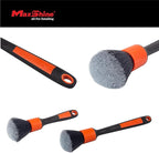 Maxshine Universal Ultra Soft ESS Detailing Brush Combo (2-Piece Set) – Ultra Soft Bristles, Non-Slip Handle, Chemical Resistant – Ever So Soft Precision Cleaning for Auto Interior & Exterior