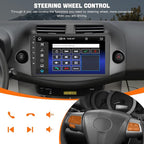 Car Radio Stereo for Toyota RAV4 2007-2012 Without JBL Sound System, Support Wireless Carplay/Android Auto/Mirrorlink, 10 Inch QLED Touchscreen with Bluetooth,FM Radio