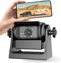 EWAY Strong Magnetic Wireless Backup Camera for iPhone Android, WiFi Hitch Camera Rechargeable Battery for Hitch Gooseneck Travel Boat Horse Trailer Truck Camper RV Front Rear View Reverse Back up