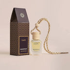 Llum Grapefruit Hanging Car Air Freshener – Luxury Automotive Perfume Diffuser 10ml (0.34 fl oz), Long-Lasting Fragrance, Alcohol-Free Non-Toxic Car Scent, Glass Bottle With Wood Cap