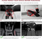Car Armrest Storage Box Organizer for Nissan Versa 2006–2025, Forearm Wrist Support Adjustable Center Console Armrest Pad Car Seat Gap Filler Organizer