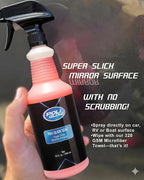 Poli Glow Poli Slick Seal Ceramic Spray Detailer – 32 oz | Marine-Grade Silica Polymer Sealant for Boats, RVs & Autos | Water-Repelling, UV-Resistant, No Buffing, Lasts 6+ Months | USA Made