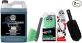 Chemical Guys CLD_203 Signature Series Wheel Cleaner, 128 fl oz + ACC_B01 Gerbil Wheel & Rim Brush (for Exhaust, Tires, Rims, Engine Bays, & More) + ACCG08 Wheelie All Exterior & Wheel Brush