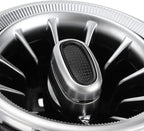 Aramox Air Vent, 5pcs 64 Color Front LED Turbine Air Vent Ambient Light Kit Replacement for ?Benz C GLC?Class W205 2019?2021