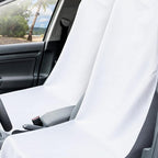 Hahafelt 2 Pack Car Seat Towel Covers with Storage Bag, 63 x 32 Inch Universal Non Slip Waterproof Sweat Protector for Car Truck, Gym Swimming Running, Machine Washable (Trust in God)