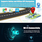 [4G+64G] Car Radio for Dodge RAM 2002 2003 2004 2005 2006, for Jeep Wrangler 2003 2004 2005 2006,Jeep Grand Cherokee 1999-2004, Support Wireless Carplay&Android Auto, 6.8 inch IPS Touchscreen