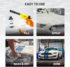 Dr. Beasley's Premium Body Wash for Autos 12 fl oz - Leaves a Brilliant Shine, pH Balanced Formula, Foams Thick, Prevents Scratches, Won't Dry Hands, Biodegradable