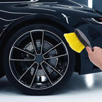 Ipetboom 9pcs Car Wheel Cleaning Brush Set, Auto Detailing Brushes for Tires, Dashboard, Air Vents, and Exterior Surfaces, Soft Bristle Kit for Vehicle Interior and Exterior Care