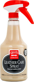 Griot's Garage Leather Care Spray, Car Seat Cleaner and Conditioner for Upholstery, Furniture, Clothing, and More, 10994, 22oz