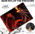 for Kindle Paperwhite Case,6.8" Kindle Paperwhite 11th Generation Case and Kindle Paperwhite Signature Edition,Leather Slim Adjustable Stand Cover with Auto Wake/Sleep,Fire Red Dragon