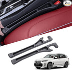 2Pcs Car Seat Gap Filler Organizer Compatible with BMW X1 X3 X5, Soft Foam Seat Side Gap Filler with Storage Avoids Things Falling, Fill the Gap Between Seat and Console