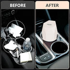 Car Trash Can with Lid - 1-Pack, Interior Accessories for Vehicles, Leakproof Garbage Can with 15 Detachable Trash Bags, Multipurpose Organizers and Storage Solutions for Home and Office (Beige)