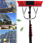 Window Cleaning Pole,Photovoltaic Panel Cleaning Tool,Multi-Purpose Water Spray Brush,Extendable Cleaner for Trucks Windows Washing,7.2M (6M)