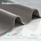 Professional Auto Detailing Microfiber Cloths 6 Pack, 15.5"x15.5" Glass Cleaning Towels for Car Windshield, Window and Interior, Lint Free Streak Free Polishing Rags for High Gloss Shine