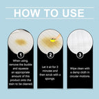 Powerful Mattress Yellow Stain Cleaner, Carpet Stain Remover, Urine Stains Remover for Mattress, Fabric Car Seat Cleaner, Oil Stains Removers for Clothes, No-Scrub Foam for Beds Sofa & Couch (2)