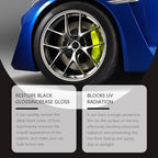 New 2026 Car Tire Ceramic - Powerful Wheel Cleaning Refurbish Wax, Tyre Nourish Cream, Tire Wax for Ultimate Wheel Protection (2 PCS Basic Set)