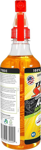 Trick Shot Asphalt Solvent and Cleaner - USDA Biobased Industrial Degreaser for Paving Equipment & Tools, Heavy Duty Formula, Food Grade Tar Remover & Bitumen Remover, Made in USA - 16 Fl Oz 6-Pack