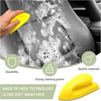 Ziciner 2PCS Nanometer Scratch-Free Car Interior Cleaning Brushes, Leather Car Seat Brusher with Easy Handle, for Vehicle Dashboand, Furniture Couch Boots Sofa, Leather Fabric