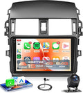 Rimoody 4G+64G Android 15 Car Stereo Radio for Toyota Corolla 2009-2013, Wireless Carplay Andorid auto Mirror Link 9'' INCELL Touchscreen GPS WiFi Bluetooth 5.0 FM/RDS EQ-32 SWC Backup Camera