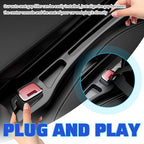 2PCS Car Seat Gap Filler Organizer with Cell Phone Holder,2 in 1 Cars Gap Seat Filler for Blocking Gaps,Upgraded in Between Cars Seats Catcher Car Interior Accessories