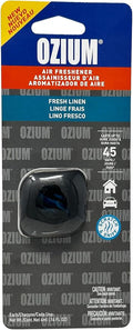 Ozium Membrane Car Vent Clip AC Air Fresheners Car Air Freshener and Car Odor Eliminator (Fresh Linen, 1 Pack)
