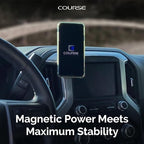 Course Motorsports Direct Fit Phone Mount | MagSafe Compatible and Wireless Charging | Compatible with Chevrolet Silverado/GMC Sierra 1500 (2019+) 2500/3500 (2020+) - Magnetic Charging Head