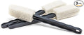 Griot's Garage Long-Reach Wheel Scrubber Brushes for Car Detailing Wheels, Tires, and Grillework, Exterior Auto Detail Products and Supplies, Set of 3, 12 1/4" Long, 15736