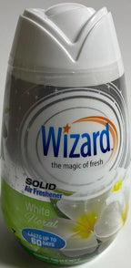 Wizard The Magic of Fresh gel Air Freshener, solid air freshener 7.8 oz White floral (Pack of 6)