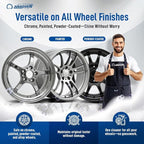 Nanoskin NON ACID Professional Wheel & Tire Cleaner 16 oz – Works with Tire Brush | Car Wash Cleaning Spray for Car Detailing | Removes Brake Dust, Oil, Dirt, Light Corrosion