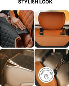 Owleys Set Seat Back Organizer & Car Seat Protector Hexy Waterproof & Non-Slip Protector for Child Car Cushion for Leather and Fabric Seats (Hexy Set 1)