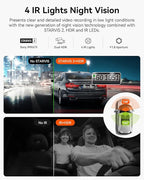 Vantrue N2X 2.7K Dash Cam Front and Inside, 5G WiFi Dual Dash Camera for Car with HDR IR Night Vision, STARVIS 2, GPS, 2.5K/60FPS, G-Sensor, 24/7 Parking Mode, Voice Control (Renewed)